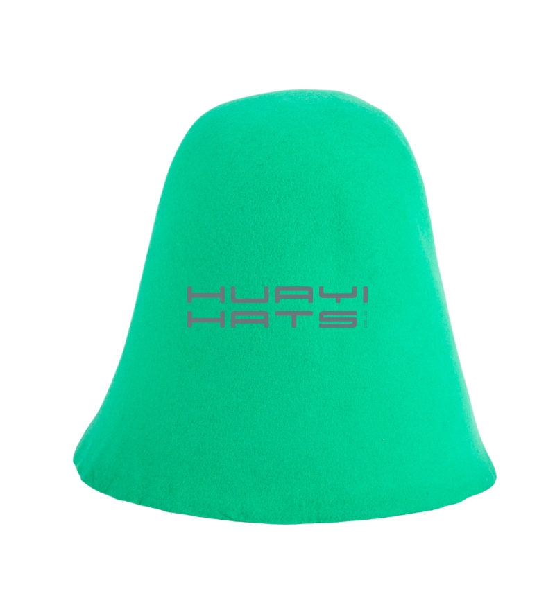 Cuerpo de Sombrero C&oacute;nico de Fieltro de Lana Verde