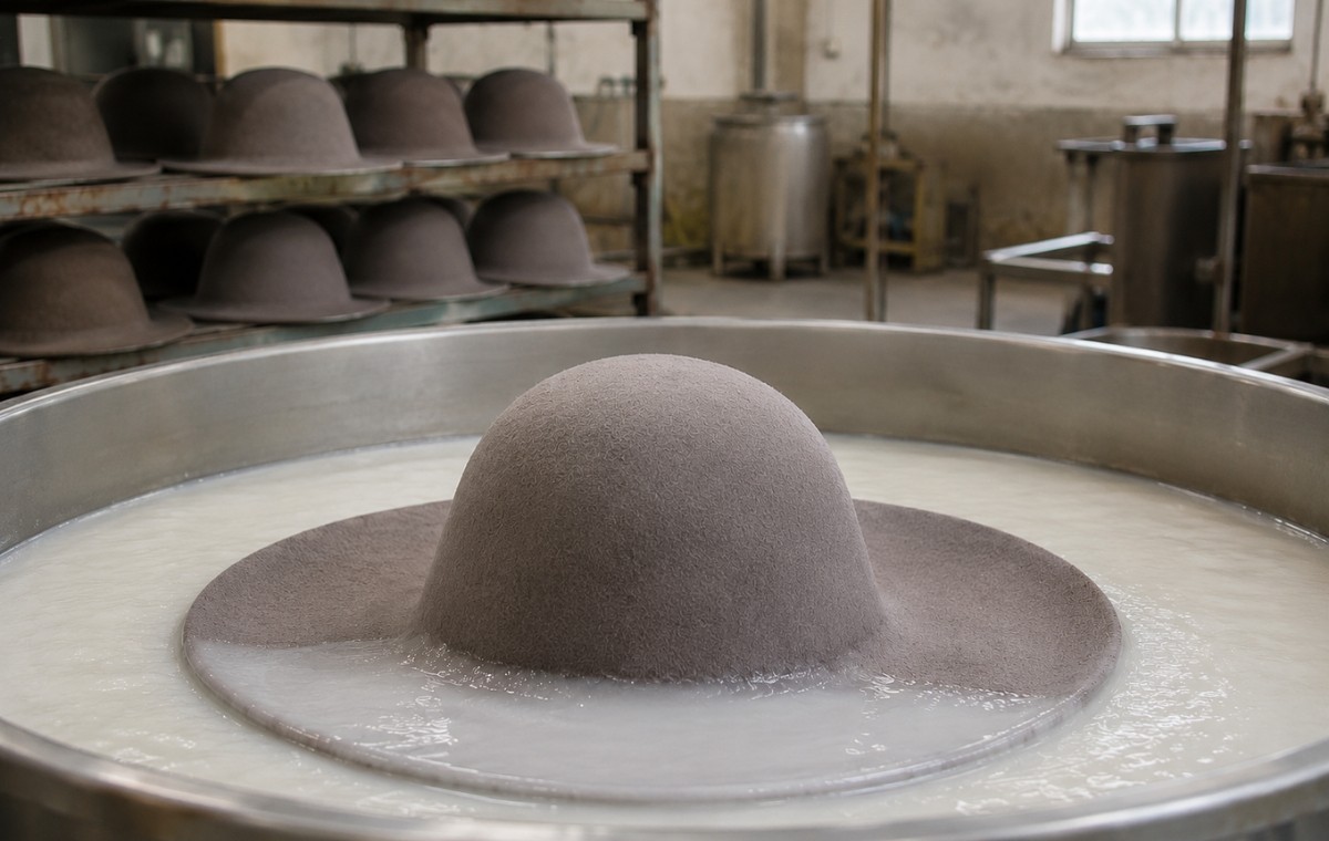 Gestión de adhesivos en producción de sombreros