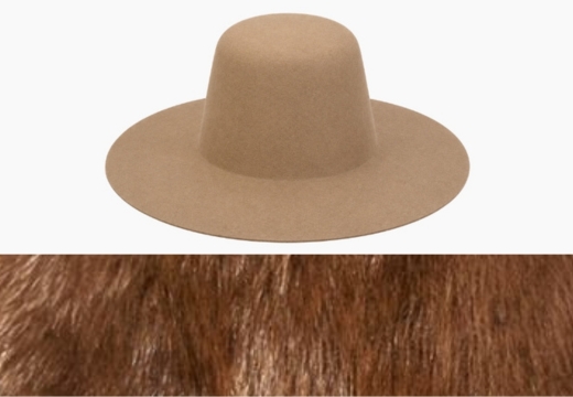 Pelo de castor y lana